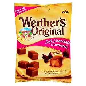 Werther's Original - Bala de Caramelo com Cobertura de Chocolate Soft Chocolate Caramels