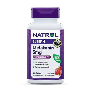 Melatonina 5mg Fast Dissolve - Natrol 250 tabletes