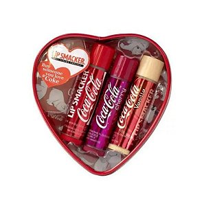 Lip Balm Coca-Cola Lip Smacker - Hidratante Labial - Kit Com 3 Unidades