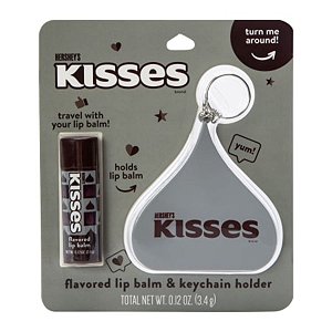 Hersheys Kisses Lip Balm + Chaveiro Porta Lip Balm