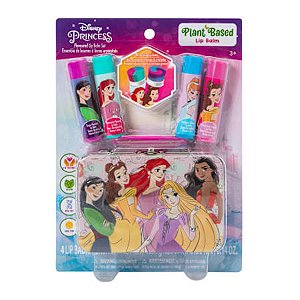 Disney Princess - Kit Lip Balm e Lata Colecionável