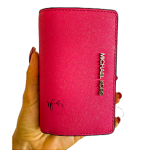 Michael Kors - Carteira Média de Couro Pink