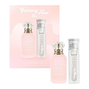 (SOB ENCOMENDA) Kayali - Kit Yummy Kiss - Mini Perfume Yum Marshmallow EDP + Brilho Labial