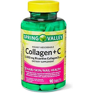 Spring Valley - Collagen + C 2,500mg 90 Tabletes