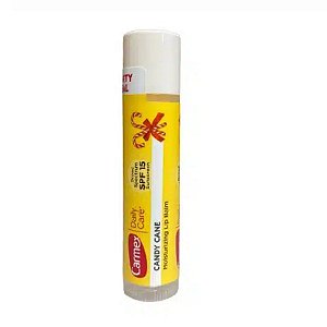 Carmex Edição Limitada Lip Balm Bastão Candy Cane - Hidratante Labial