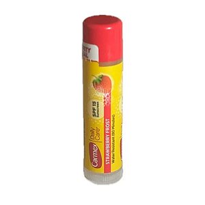 Carmex Edição Limitada Lip Balm Bastão Strawberry Frost - Hidratante Labial