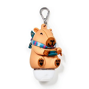 Bath & Body Works - Capinha Porta Álcool Gel Chaveiro Capivara Coffeebara