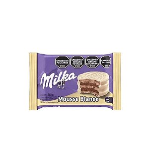 Milka Alfajor Mousse Branco