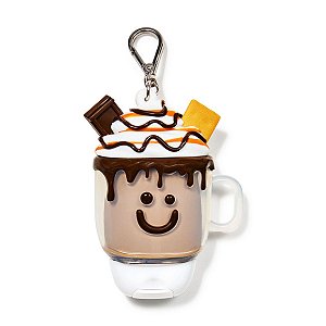 Bath & Body Works - Capinha Chaveiro Porta Álcool Gel S'mores Latté