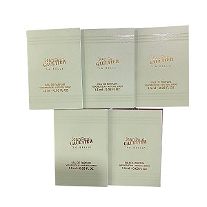 Kit Amostras Flaconetes Perfumes Importados Feminino La Belle Jean Paul Gaultier - 5 Unidades