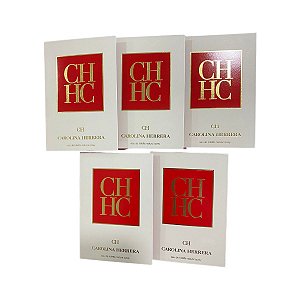 Kit Amostras Flaconetes Perfumes Importados Feminino Carolina Herrera CH Edt - 5 Unidades