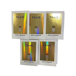 Kit Amostras Flaconetes Perfumes Importados Feminino Fame Edp - 5 Unidades