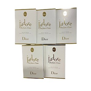 Kit Amostras Flaconetes Perfumes Importados Feminino Jadore Parfum D'eau - 5 Unidades
