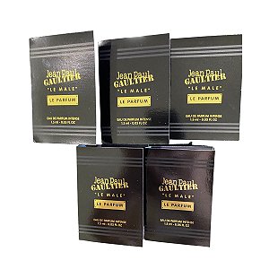 Kit Amostras Flaconetes Perfumes Importados Masculino Le Male Le Parfum - 5 Unidades