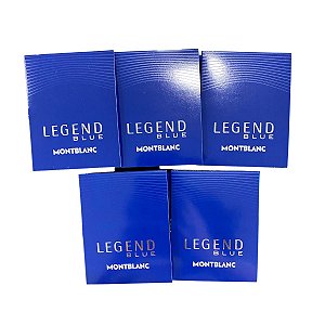Kit Amostras Flaconetes Perfumes Importados Masculino Mont Blanc Legend Blue Edp - 5 Unidades