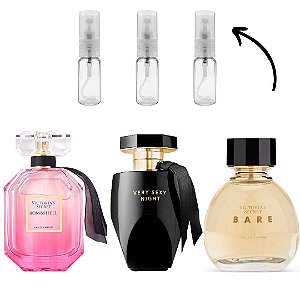 Kit Decant - Perfume Bombshell Edp + Perfume Very Sexy Night Edp + Bare Edp
