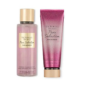 Victoria's Secret - Kit Pure Seduction Shimmer Body Splash + Hidratante Shimmer