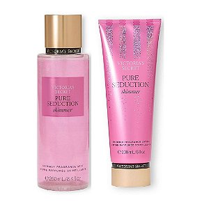 Victoria's Secret - Kit Pure Seduction Shimmer Body Splash + Hidratante Shimmer