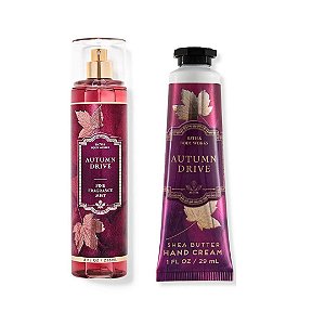 Kit Bath & Body Works Body Splash Autumn Drive + Hidratante Para As Mãos Autumn Drive