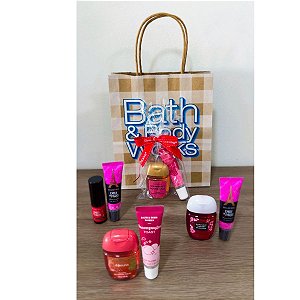 Kit Bath & Body Works Álcool Em Gel + Lip Gloss