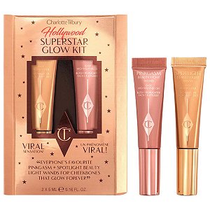 Charlotte Tilbury - Kit de Presente Mini Hollywood Superstar Beauty Highlighter Wand Duo