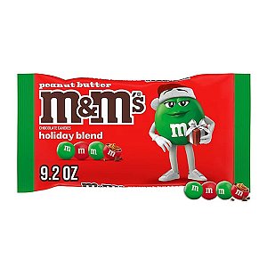 M&M'S - Chocolate Manteiga de Amendoim Holiday Blend - 260g (Peanut Butter)
