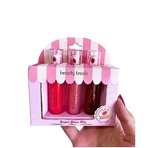 Beauty Treats Sweet Confections - Kit Lip Oil Sugar Glaze Trio 3 unidades