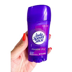 Desodorante Lady Speed Stick Invisible Dry 48H Shower Fresh 65g (Embalagem danificada)