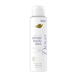 Dove - Desodorante Spray Para o Corpo Inteiro Sem Alumínio Coconut & Vanilla Aluminum-Free 113g