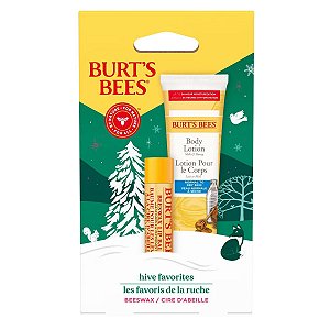 Burt's Bees - Kit Favoritos Edição Natal Protetor Labial + Mini Loção Corporal 28.3g Beeswax Lip Balm & Body Lotion
