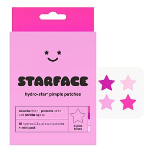 Starface - Adesivos Rosa Para Espinhas Hydro Star Pimple Patches - 16 unidades - Edição Limitada