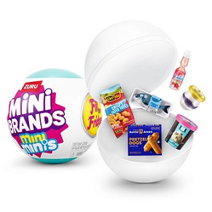 Mini Brands - Fill The Fridge "Encha a geladeira" Cápsula Surpresa Colecionável