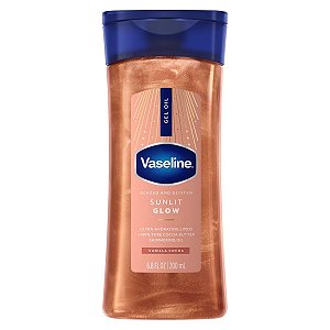 Vaseline - Óleo Corporal em Gel Sunlit Glow com Baunilha e Cacau