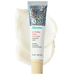 Glossier - Bálsamo Labial e Hidratante Facial Balm Dotcom na cor Birthday 15ml