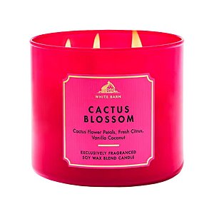 Bath Body & Works - Vela Aromática 3 Pavios Cactus Blossom