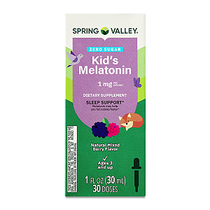 Melatonina Infantil Líquida 1mg - 30ml Berry Spring Valley