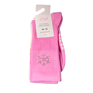 Victoria's Secret PINK - Kit com 2 Pares de Meias