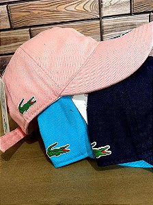Bone Lacoste Sport Lateral Azul Marinho Bones J F