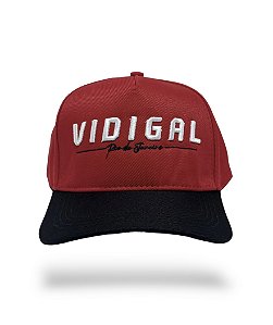 Boné Vidigal rubro-negro