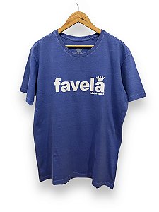 Camisa Estonada Azul FAVELA basic