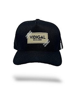 Boné Preto Vidigal Costurado