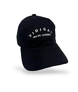 Boné Dad Hat Preto VIDIGAL RIO DE JANEIRO