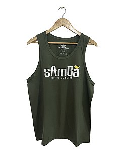 Camisa Regata Verde Bandeira SAMBA