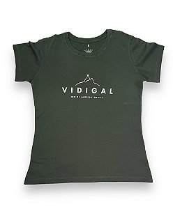 Camisa Baby Look Verde VIDIGAL 2 Irmãos