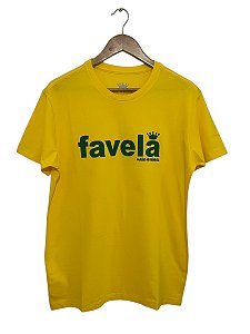 Camiseta Amarela Favela