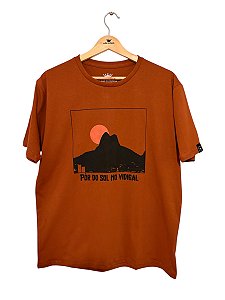 Camiseta Marrom Pôr do Sol