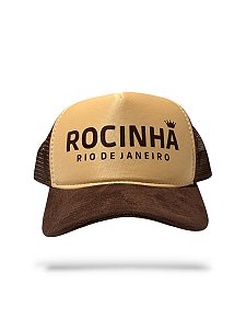 Boné Marrom e Bege Rocinha Rio de Janeiro