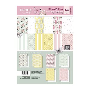 KIT FOLHAS Uma Nova Primavera A4 BÁSICO - 180g - 18 FOLHAS - 6 ESTAMPAS