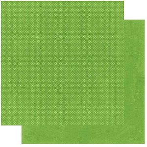 Papel Double Dot - 30,5 x 30,5 - 180g - Verde Relva