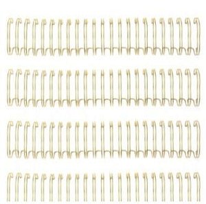 Kit Espiral para Encadernação Wire We R The Cinch Gold - 3,18 cm - 4 unidades